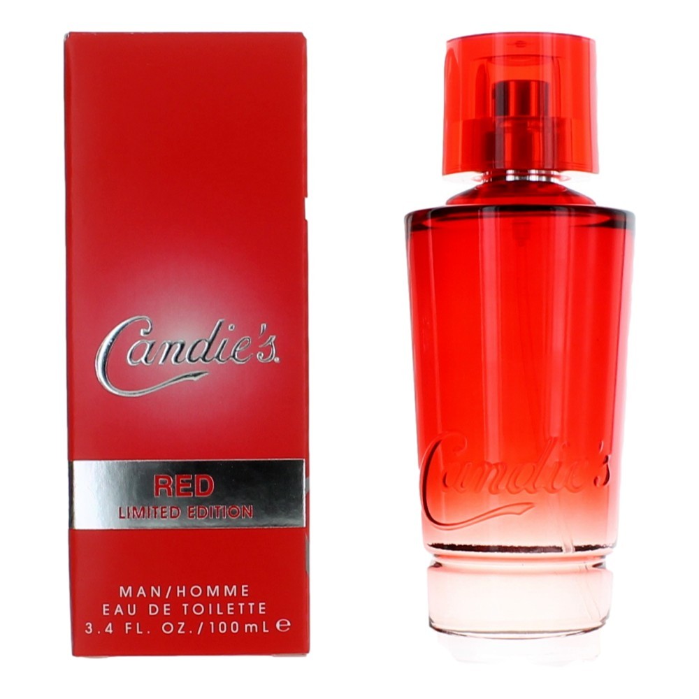 Candie's Red by Candies, 3.4 oz EDT Spray for Men by Candies