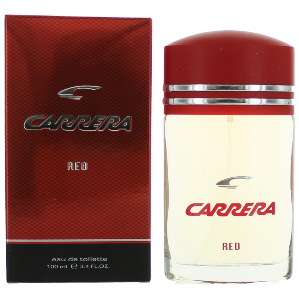 Carrera Red by Carrera, 3.4 oz EDT Spray for Men by Carrera