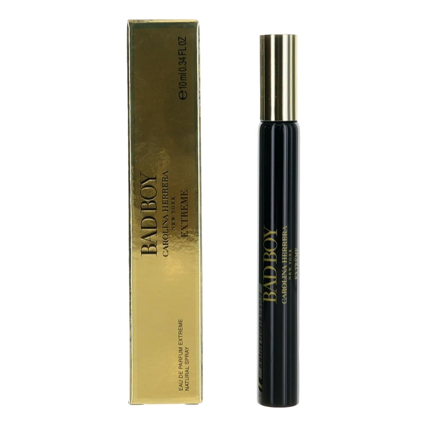 Bad Boy Extreme by Carolina Herrera, 0.34 oz EDP Extreme Spray for Men by Carolina Herrera