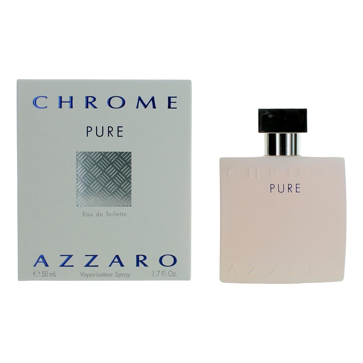 Chrome Pure by Azzaro, 1.7 oz EDT Spray for Men by Azzaro
