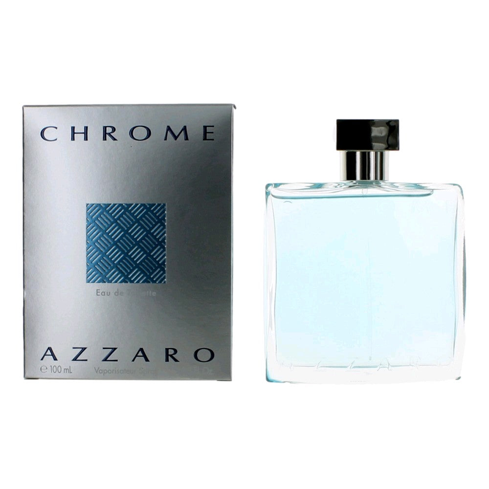 Chrome by Azzaro, 3.4 oz EDT Spray for Men by Azzaro