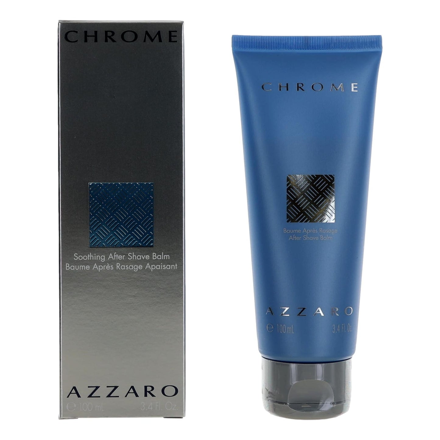 Chrome by Azzaro, 3.4 oz After Shave Balm for Men by Azzaro