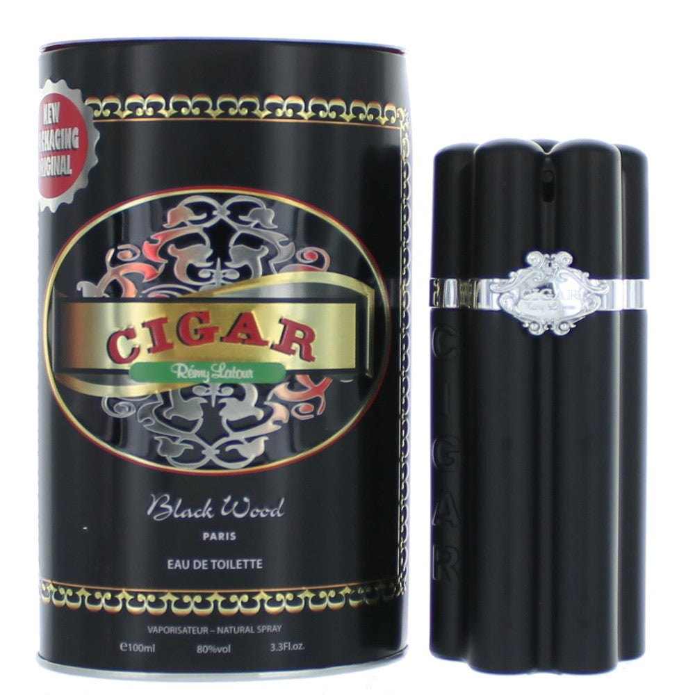 Cigar Black Wood by Remy Latour, 3.3 oz EDT Spray for Men by Remy Latour