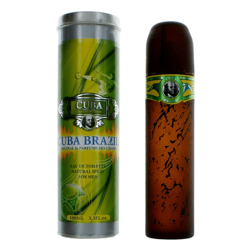 Cuba Brazil by Cuba, 3.3 oz EDT Spray for Men by Cuba