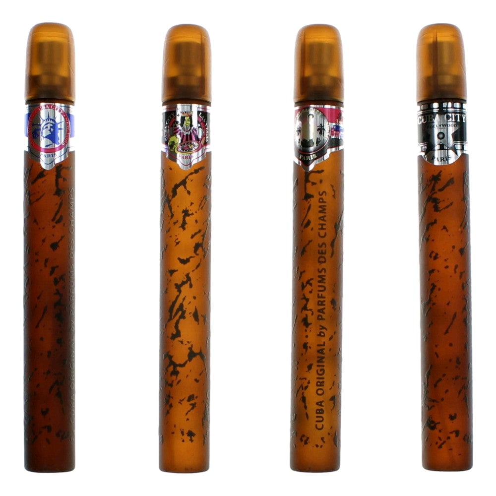 Cuba City by Cuba, 4 Piece Gift Set for Men by Cuba