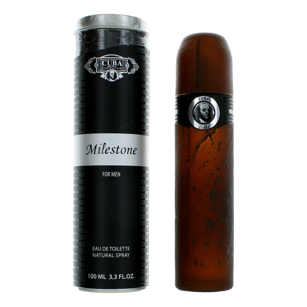 Cuba Milestone by Cuba, 3.3 oz EDT Spray for Men by Cuba