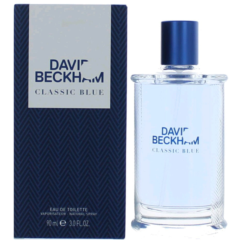 David Beckham Classic Blue by David Beckham, 3 oz EDT Spray for Men by David Beckham