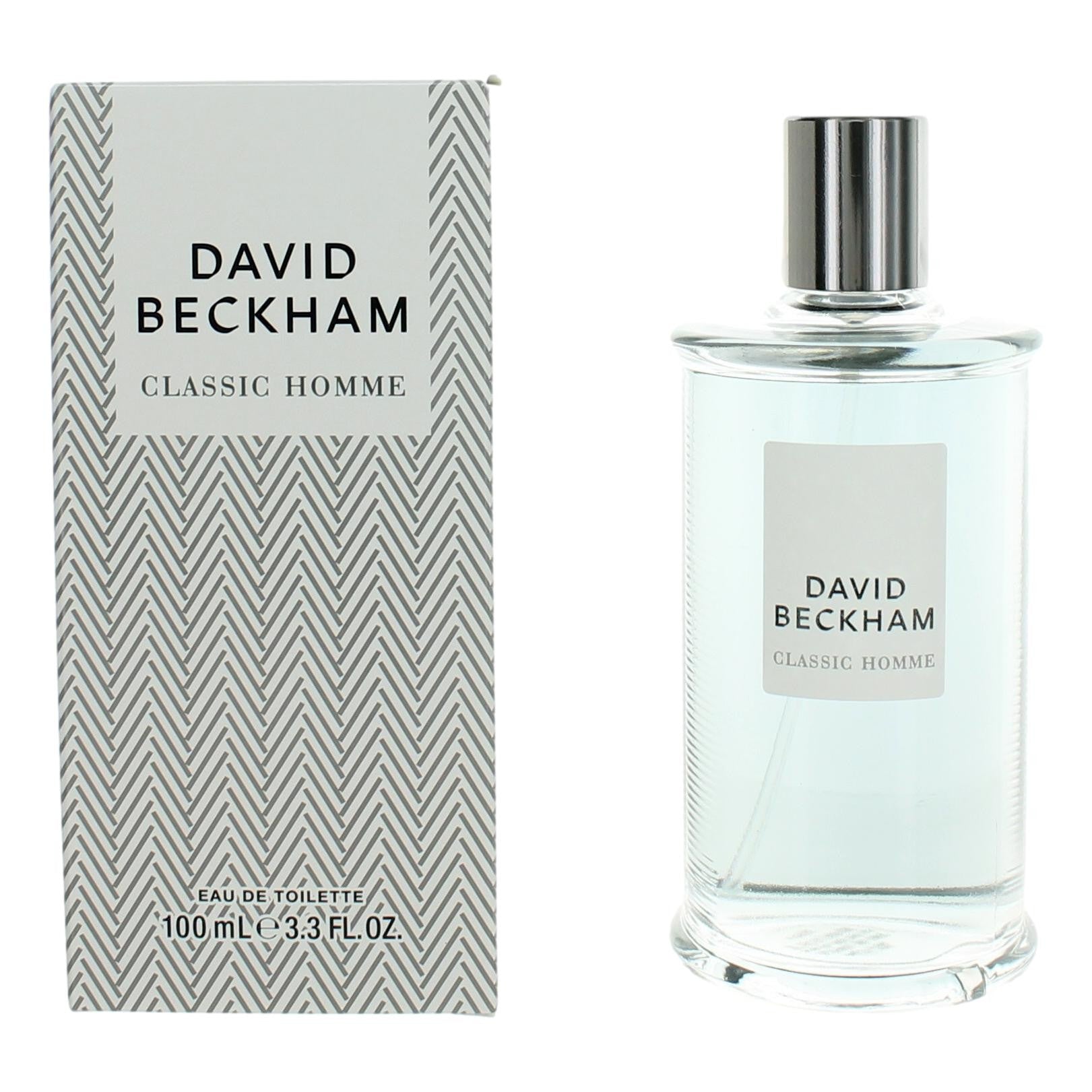 David Beckham Classic Homme by David Beckham, 3.3 oz EDT Spray for Men by David Beckham