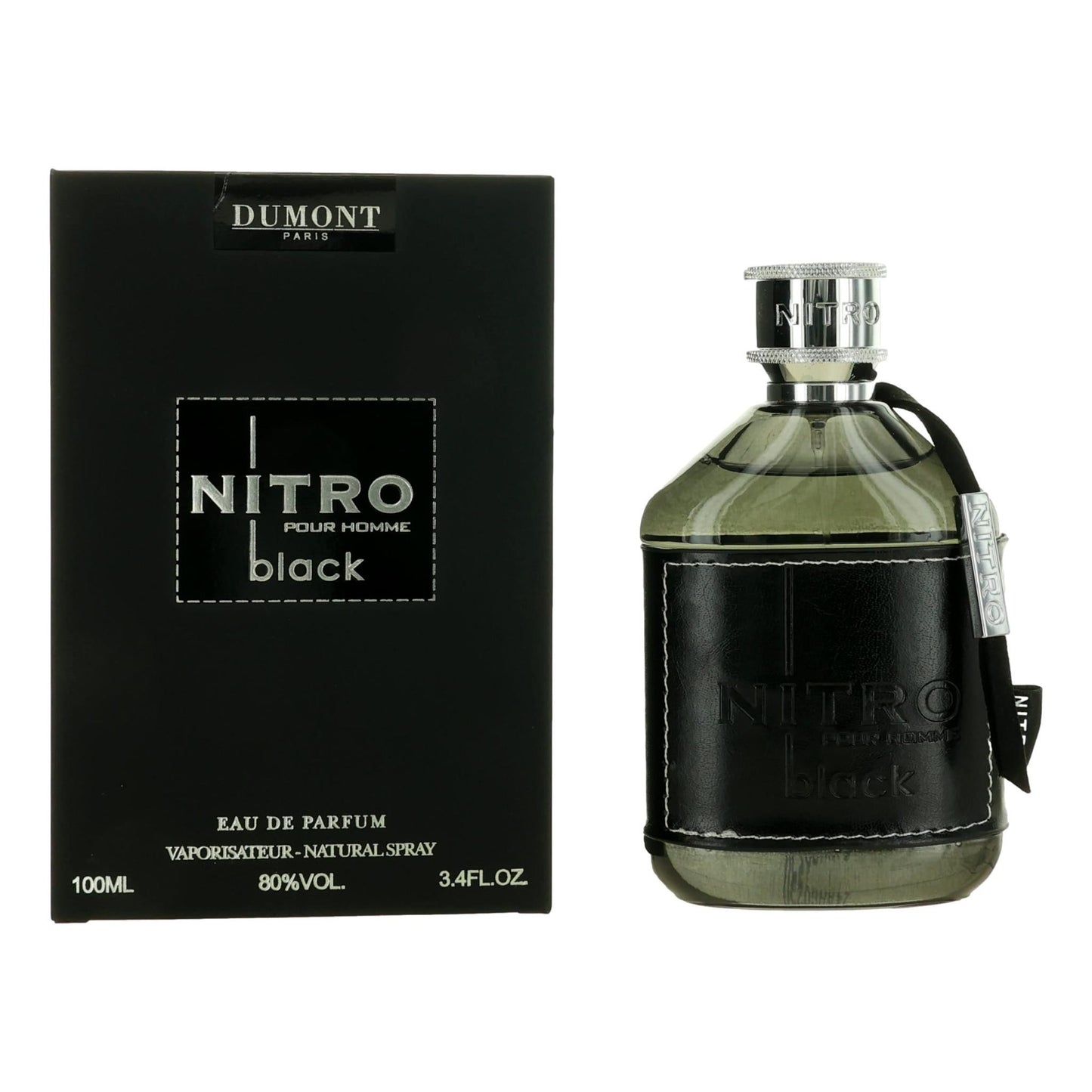 Nitro Black by Dumont, 3.4 oz EDP Spray for Men by Dumont