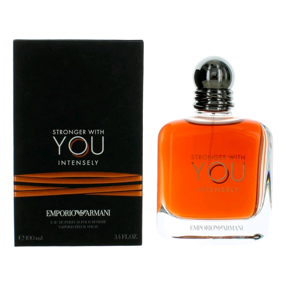 Stronger With You Intensely by Emporio Armani, 3.4oz EDP Spray men by Emporio Armani