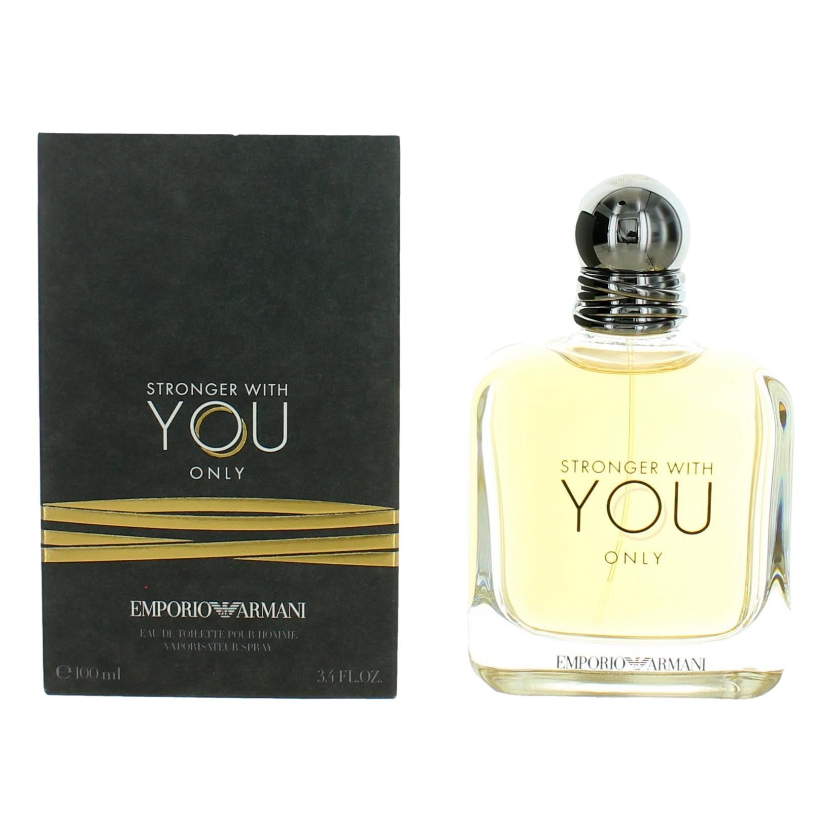 Stronger With You Only by Emporio Armani, 3.4 oz EDT Spray for Men by Emporio Armani