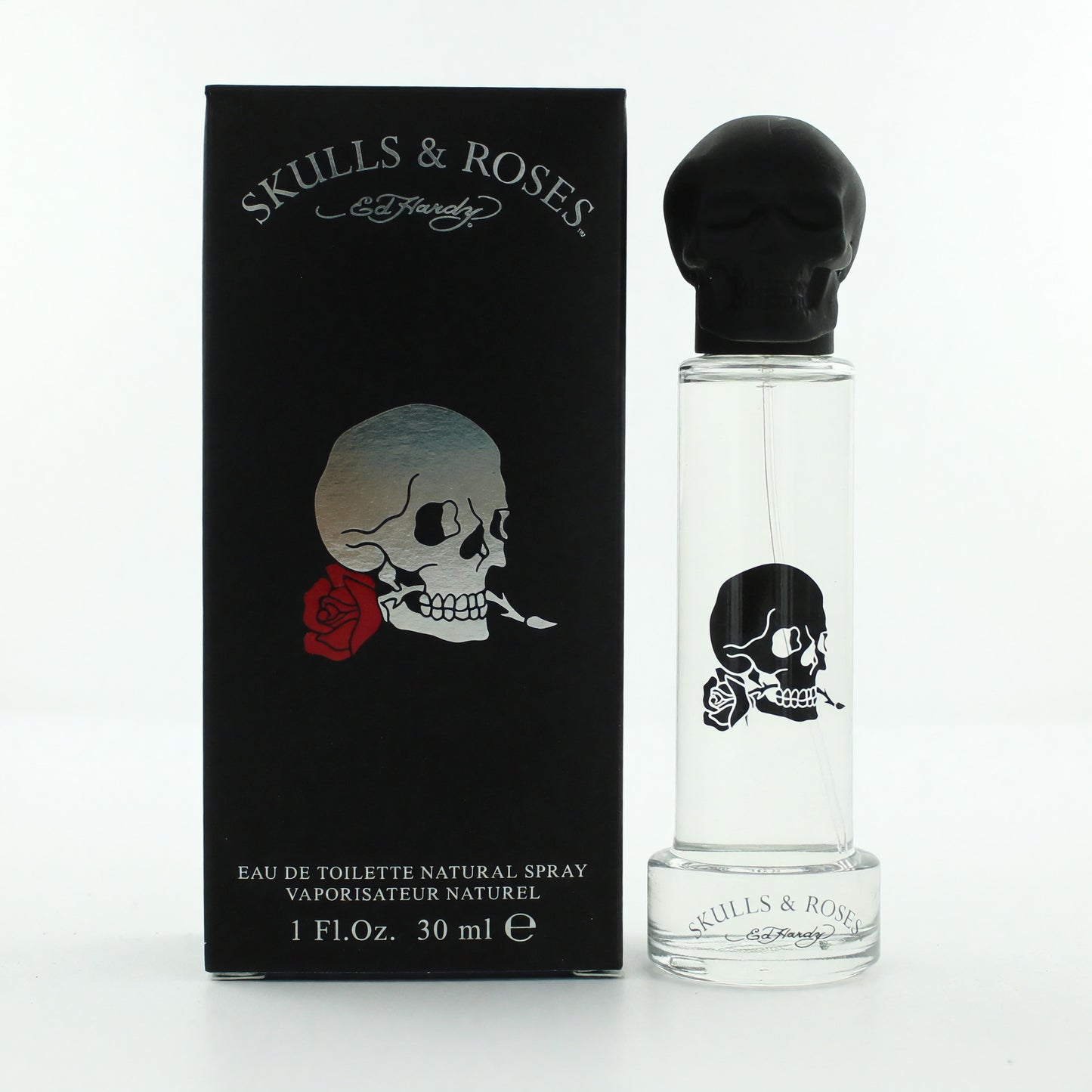 Ed Hardy Skulls & Roses by Ed Hardy, 1 oz EDT Spray for Men by Eclectic Collections