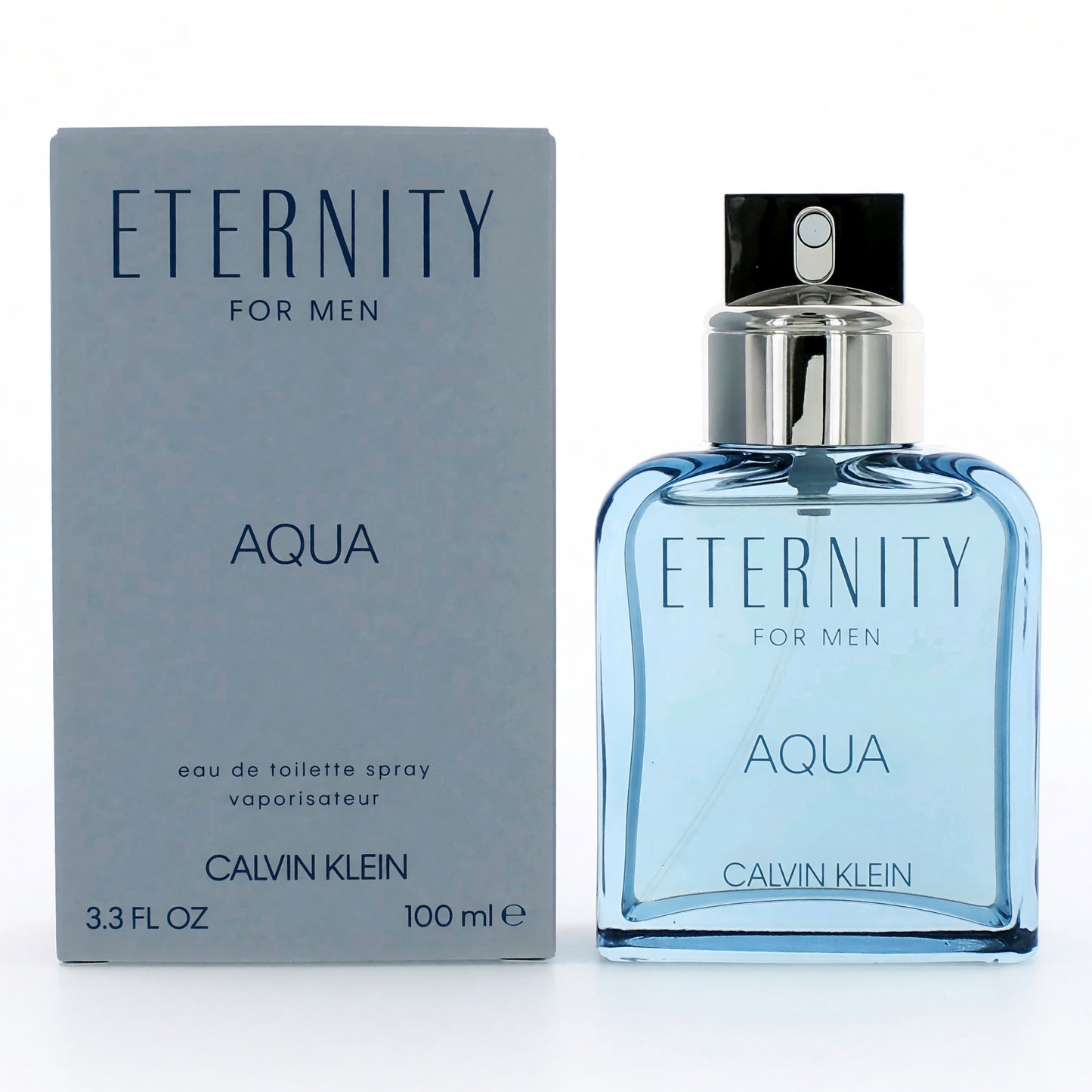 Eternity Aqua by Calvin Klein, 3.4 oz EDT Spray for Men by Calvin Klein