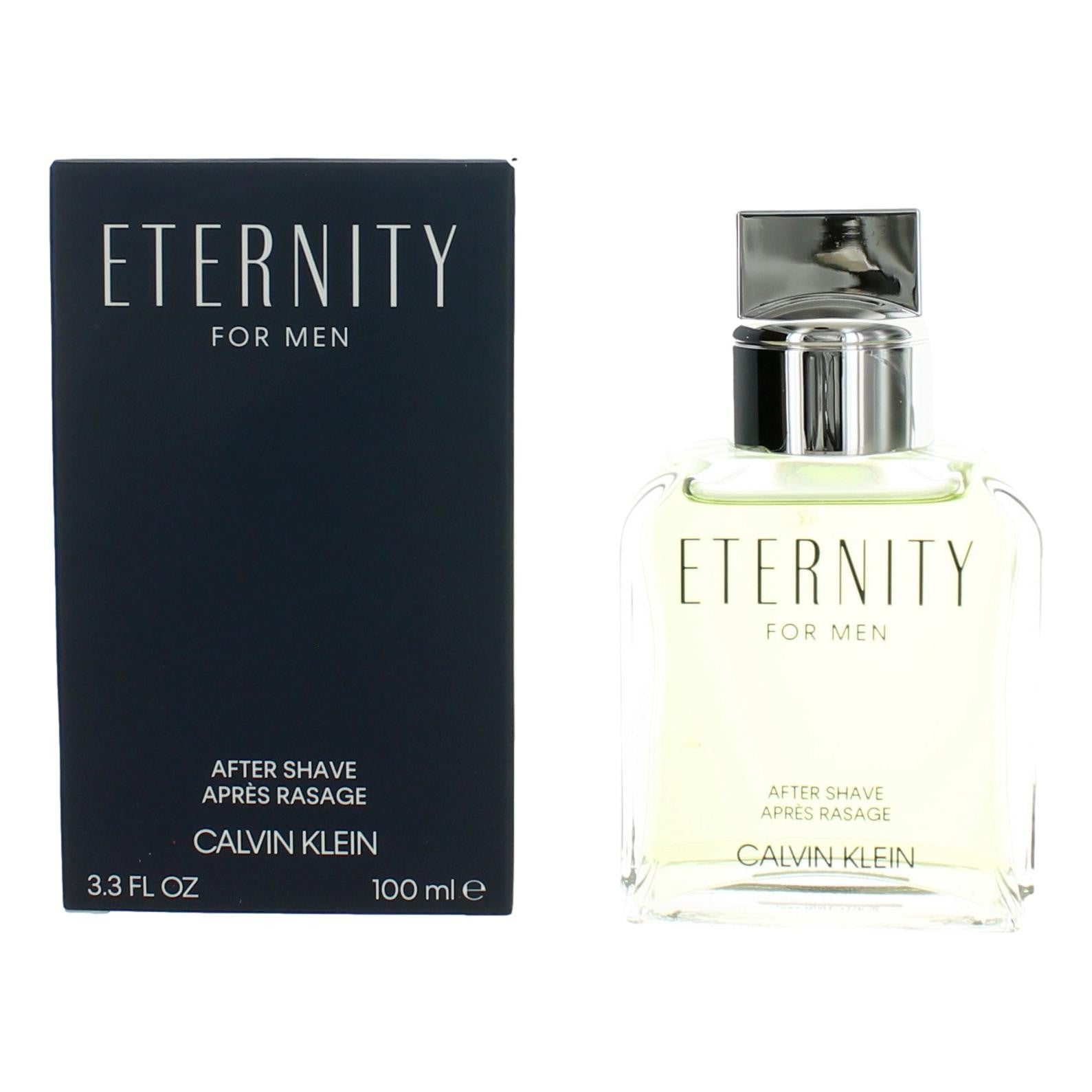 Eternity by Calvin Klein, 3.4 oz After Shave Splash for Men by Calvin Klein