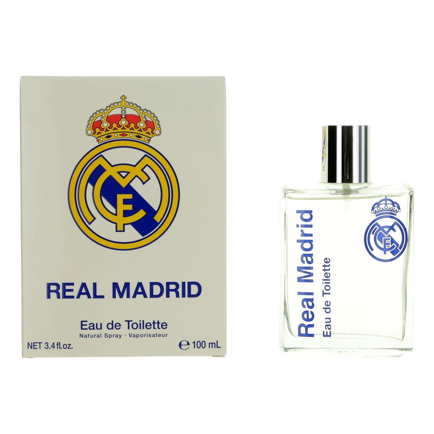 FC Real Madrid by Air-Val International, 3.4 oz EDT Spray for Men by Air-Val International
