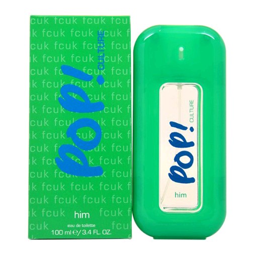 FCUK Pop Culture by French Connection, 3.4 oz EDT Spray for Men by French Connection
