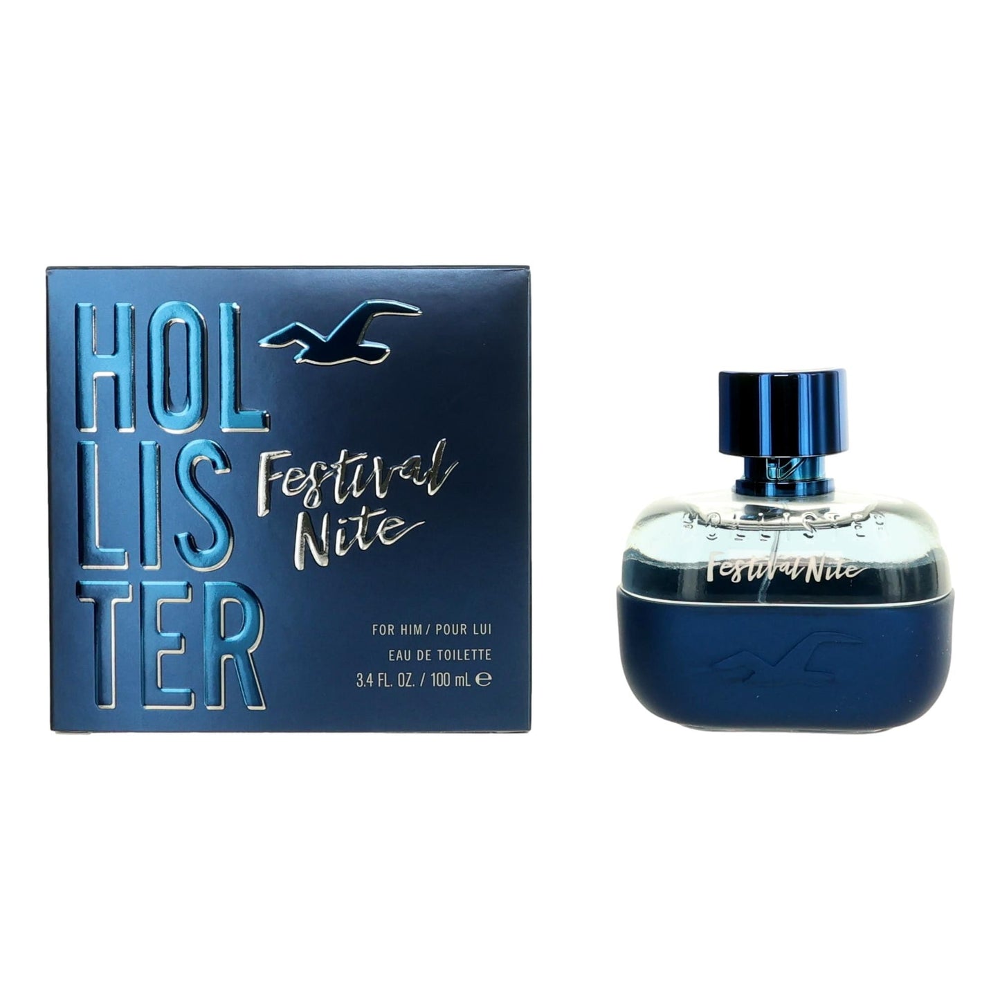 Festival Nite by Hollister, 3.4 oz EDT Spray for Men by Hollister