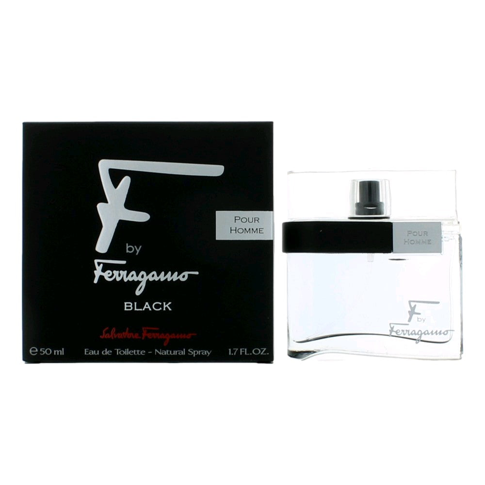 F Black by Salvatore Ferragamo, 1.7 oz EDT Spray for Men by Salvatore Ferragamo