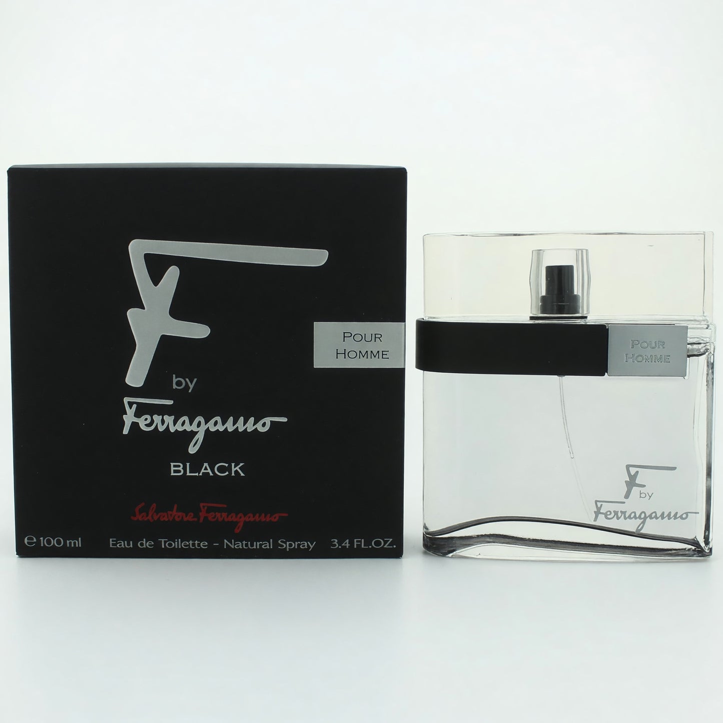 F Black by Salvatore Ferragamo, 3.4 oz EDT Spray for Men by Salvatore Ferragamo