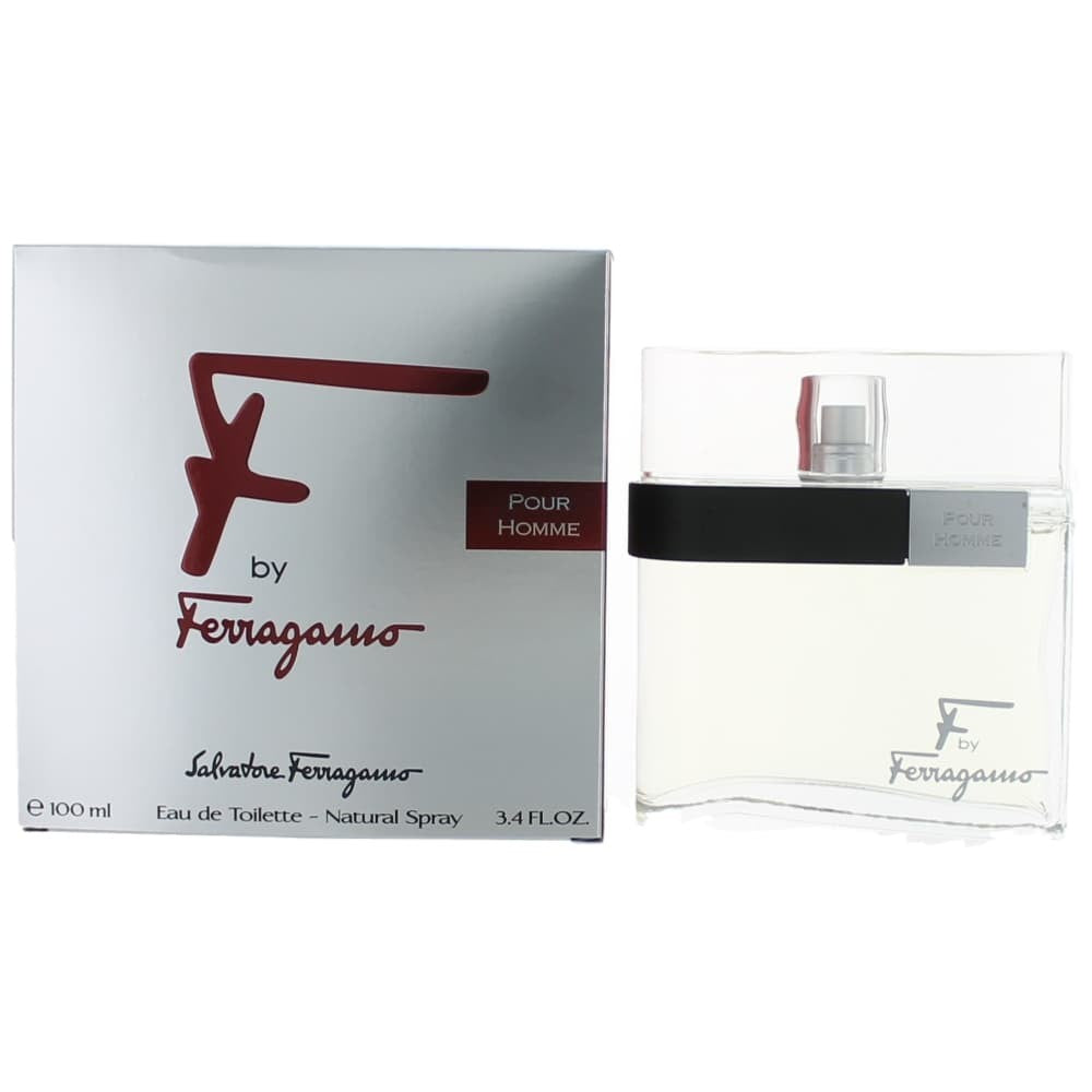 F by Salvatore Ferragamo, 3.4 oz EDT Spray for Men by Salvatore Ferragamo