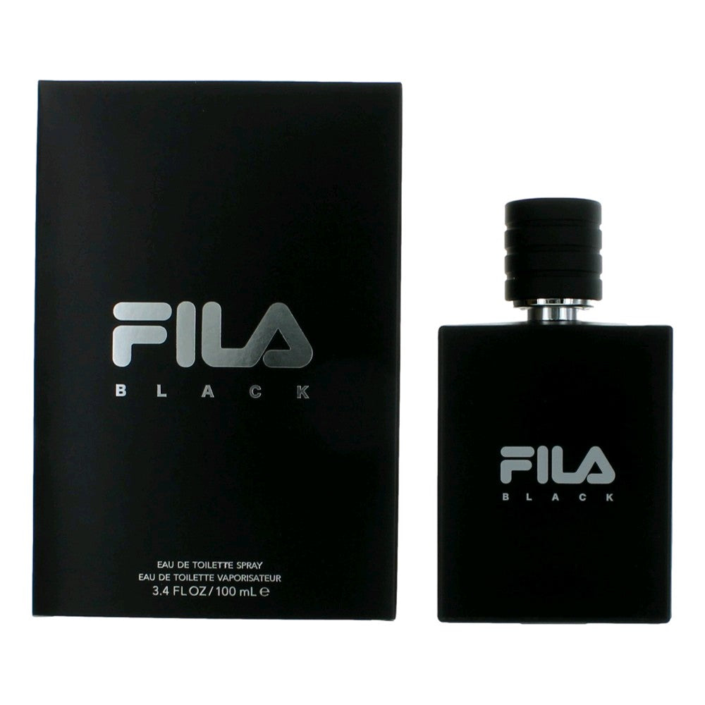 Fila Black by Fila, 3.4 oz EDT Spray for Men by Fila