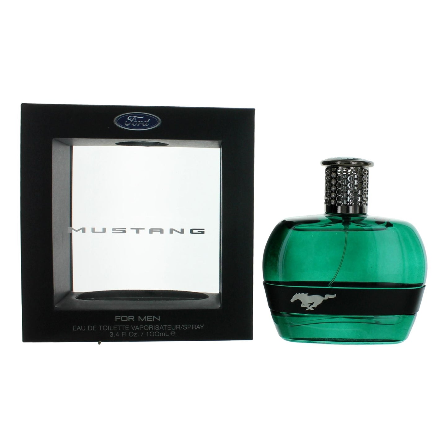 Mustang Green by Mustang, 3.4 oz EDT Spray for Men by Mustang
