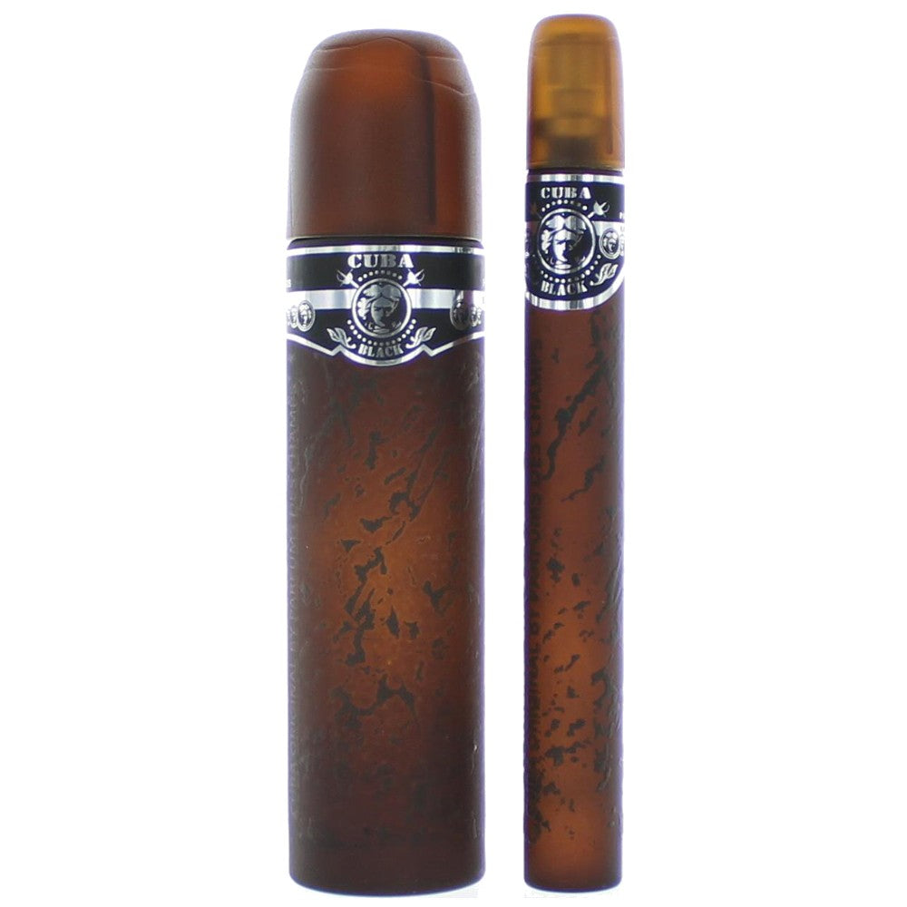 Cuba Black by Cuba, 2 Piece Gift Set for Men by Cuba