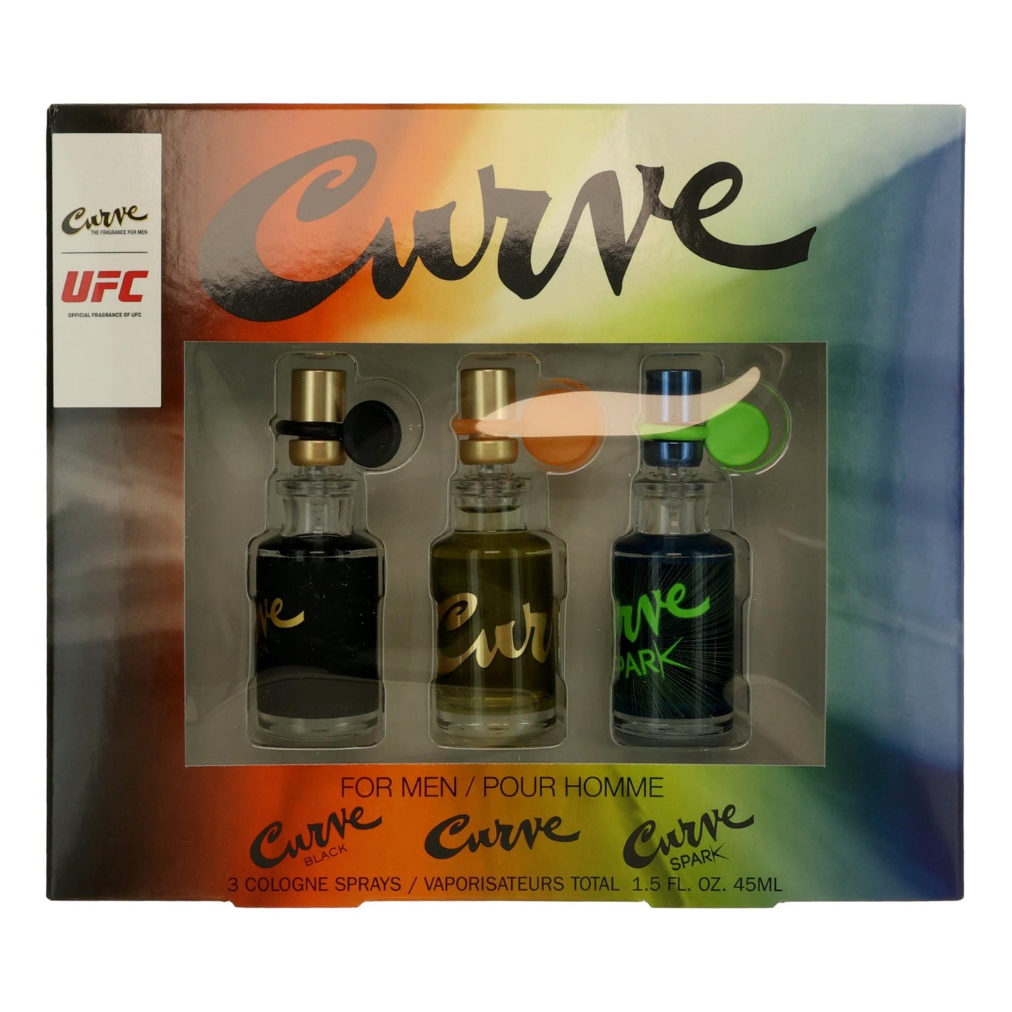 Curve by Liz Claiborne, 3 Piece Variety Coffret set for Men by Liz Claiborne