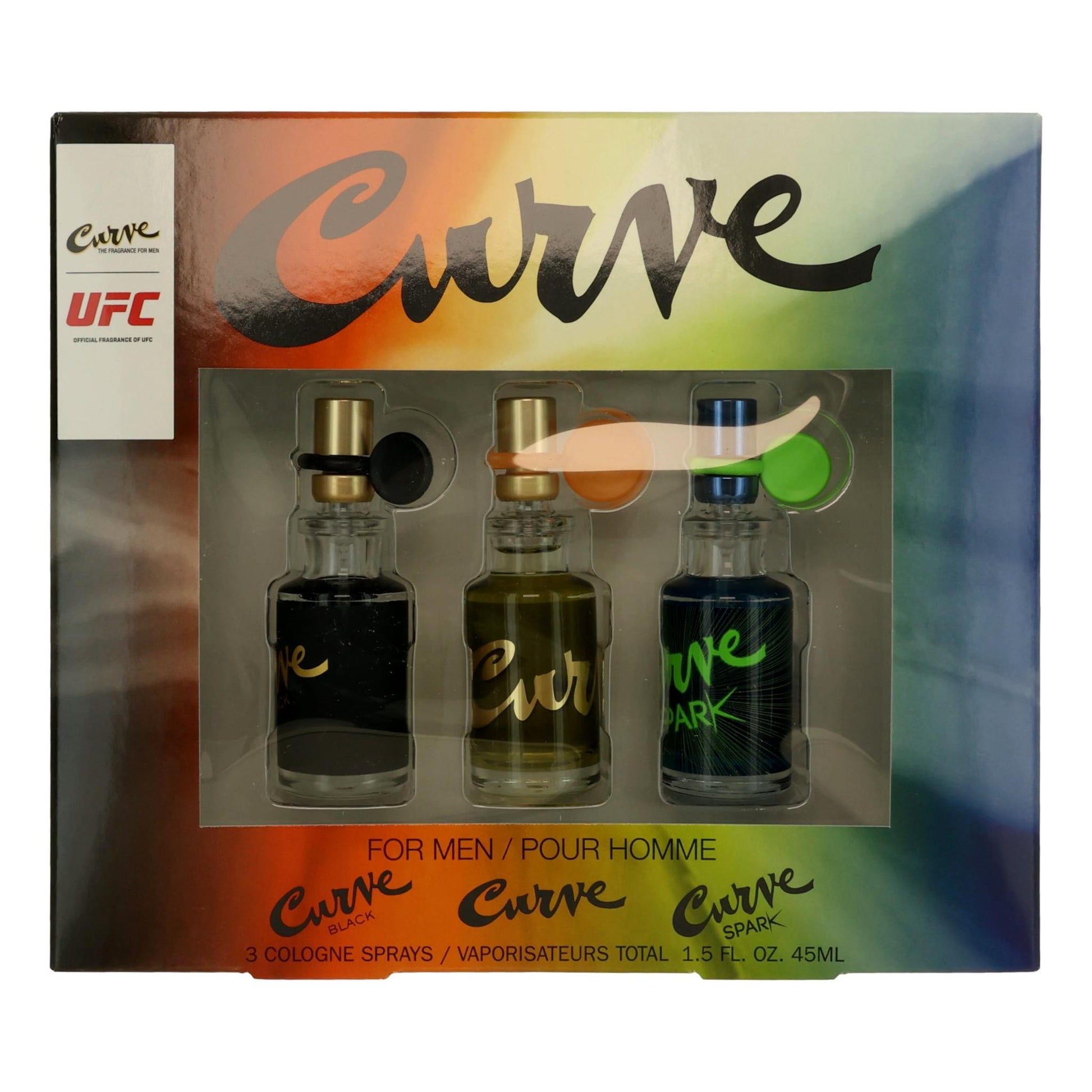 Curve by Liz Claiborne, 3 Piece Variety Coffret set for Men by Liz Claiborne