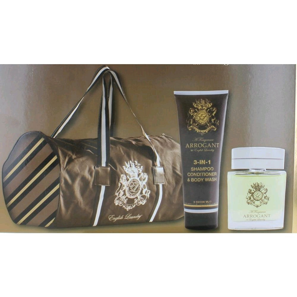 Arrogant by English Laundry, 3 Piece Gift Set for Men with Bag by English Laundry