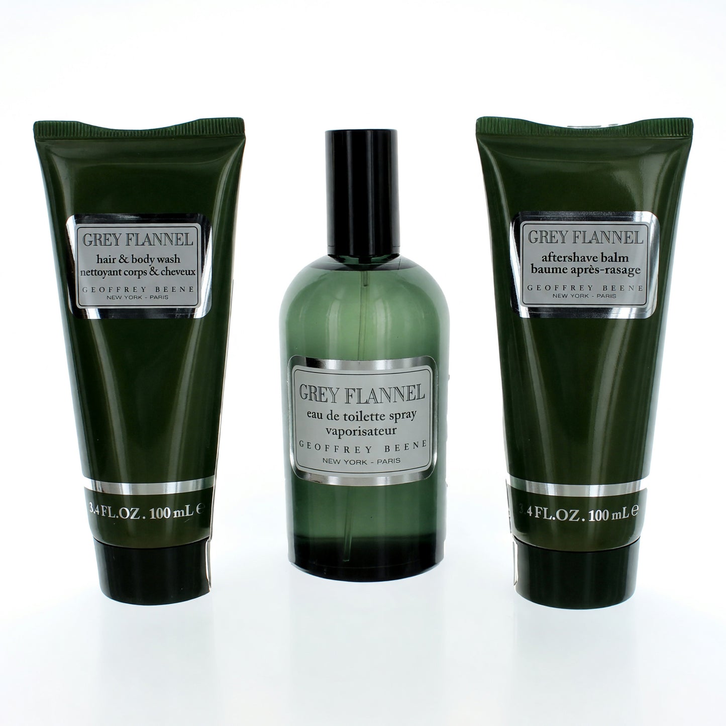 Grey Flannel by Geoffrey Beene, 3 Piece Gift Set for Men by Geoffrey Beene