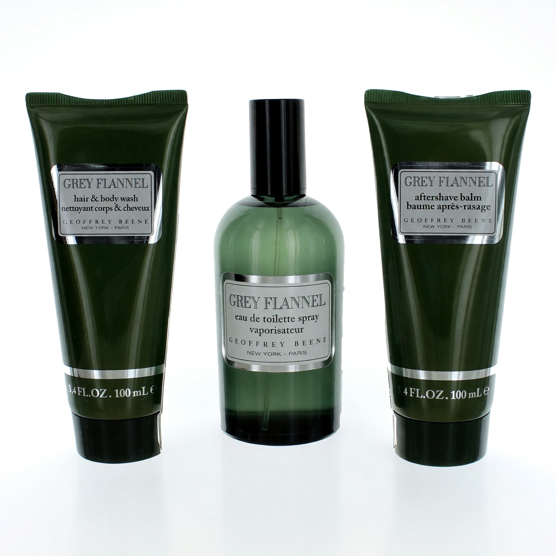 Grey Flannel by Geoffrey Beene, 3 Piece Gift Set for Men by Geoffrey Beene