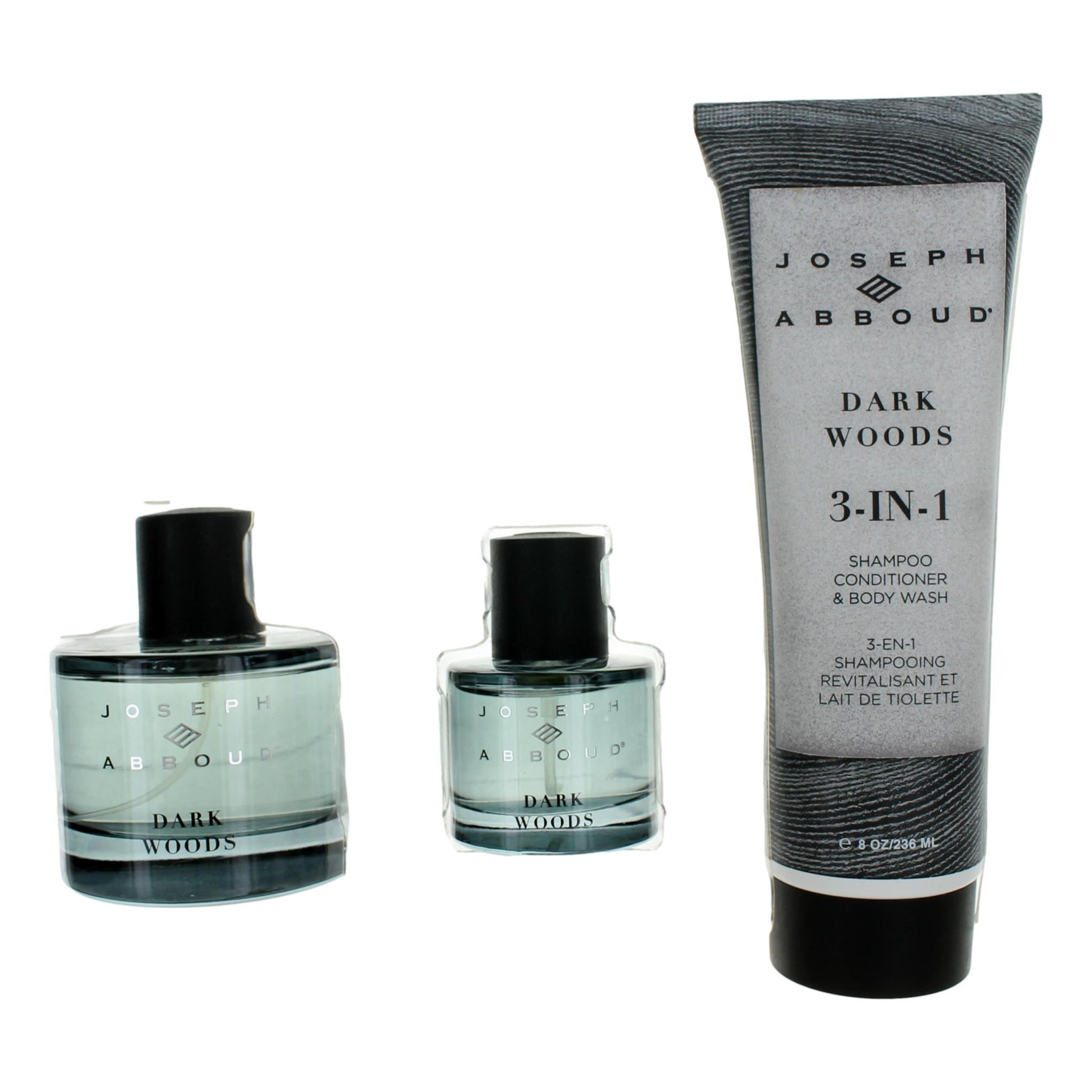 Dark Woods by Joseph Abboud, 3 Piece Gift Set for Men by Joseph Abboud
