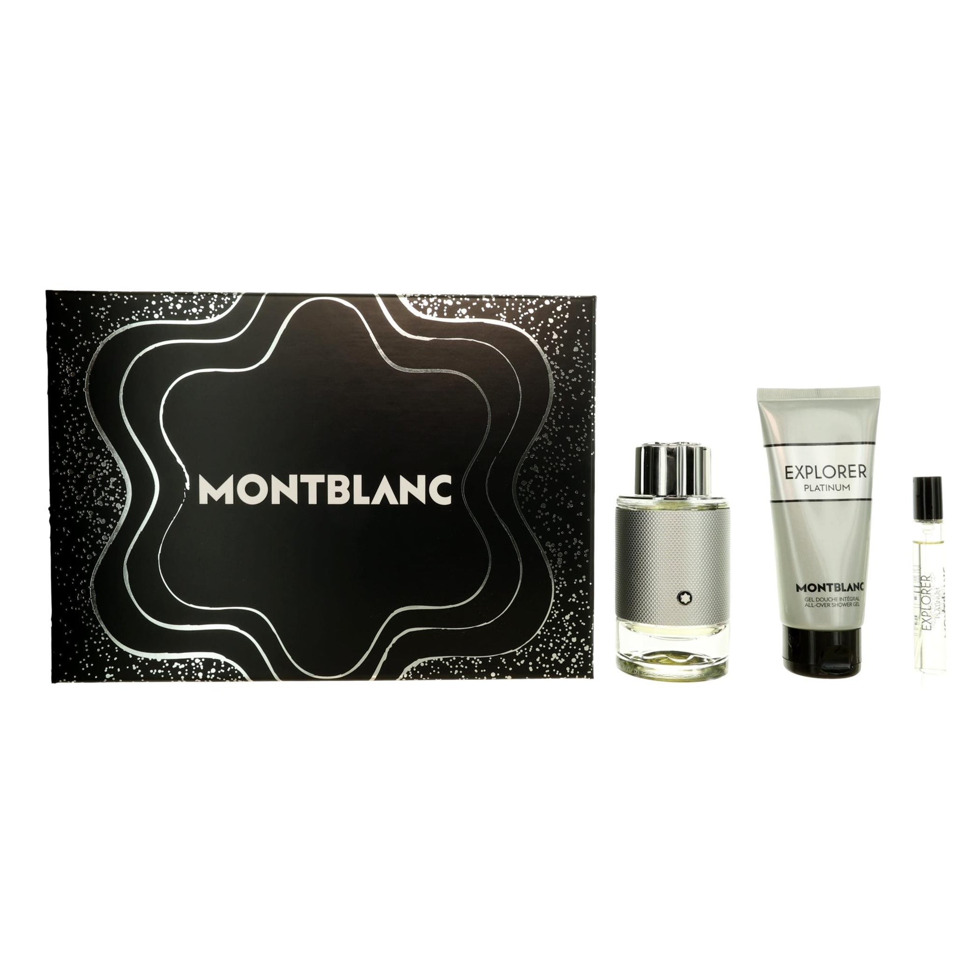 Explorer Platinum by Mont Blanc, 3 Piece Set for Men by Mont Blanc