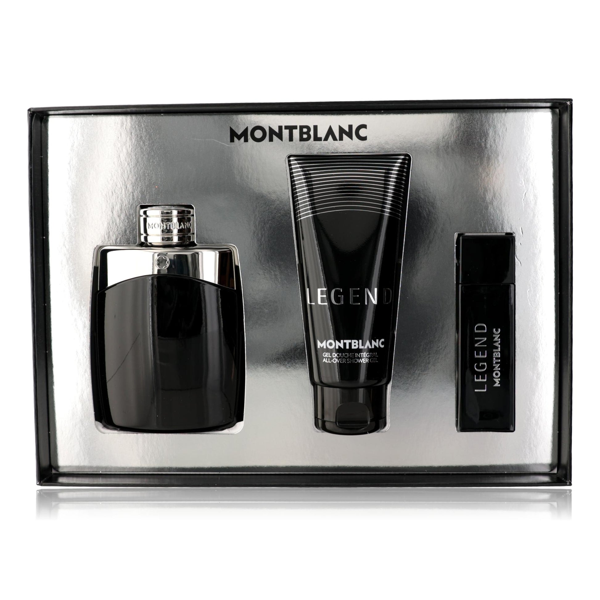 Mont Blanc Legend by Mont Blanc, 3 Piece Set for Men by Mont Blanc