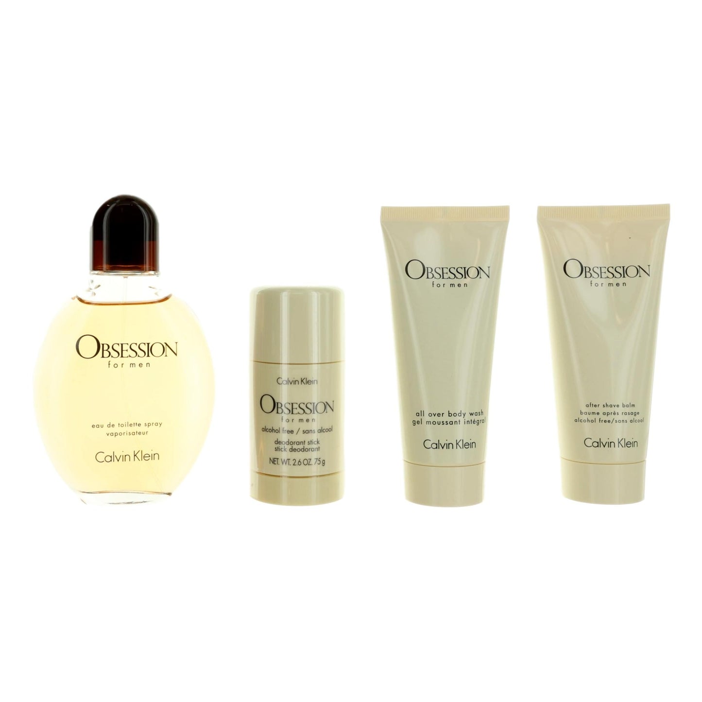 Obsession by Calvin Klein, 4 Piece Gift Set for Men by Calvin Klein