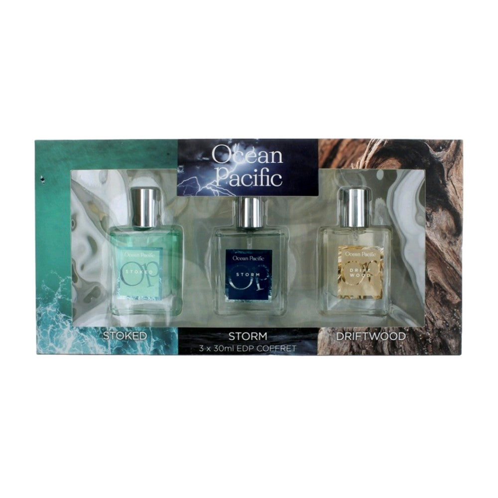 OP by Ocean Pacific, 3 Piece Fragrance Collection for Men by Ocean Pacific