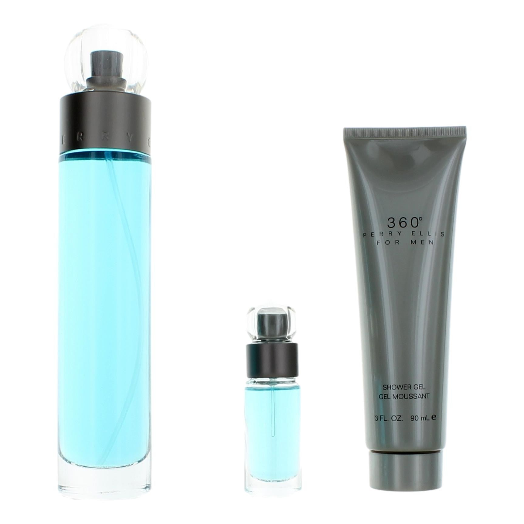 Perry Ellis 360 by Perry Ellis, 3 Piece Gift Set for Men. by Perry Ellis