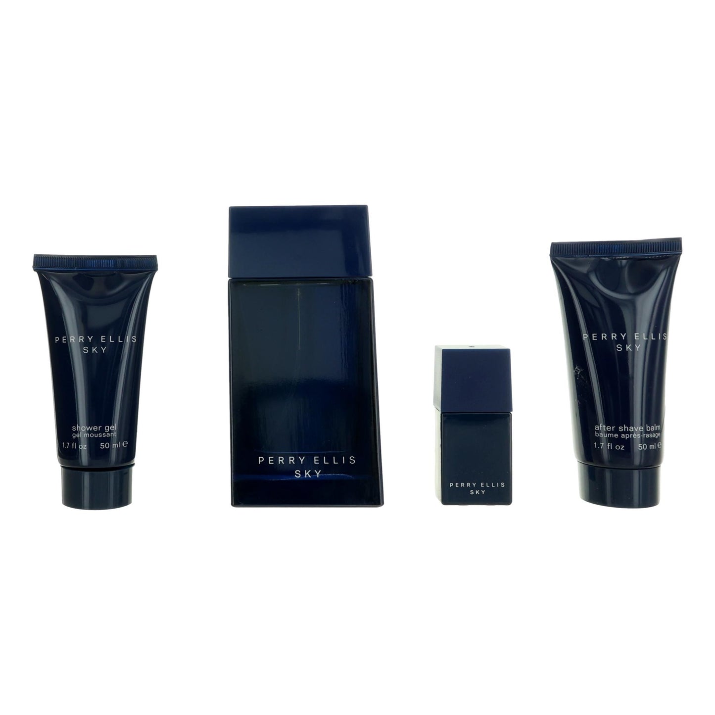 Perry Ellis Sky by Perry Ellis, 4 Piece Gift Set for Men by Perry Ellis