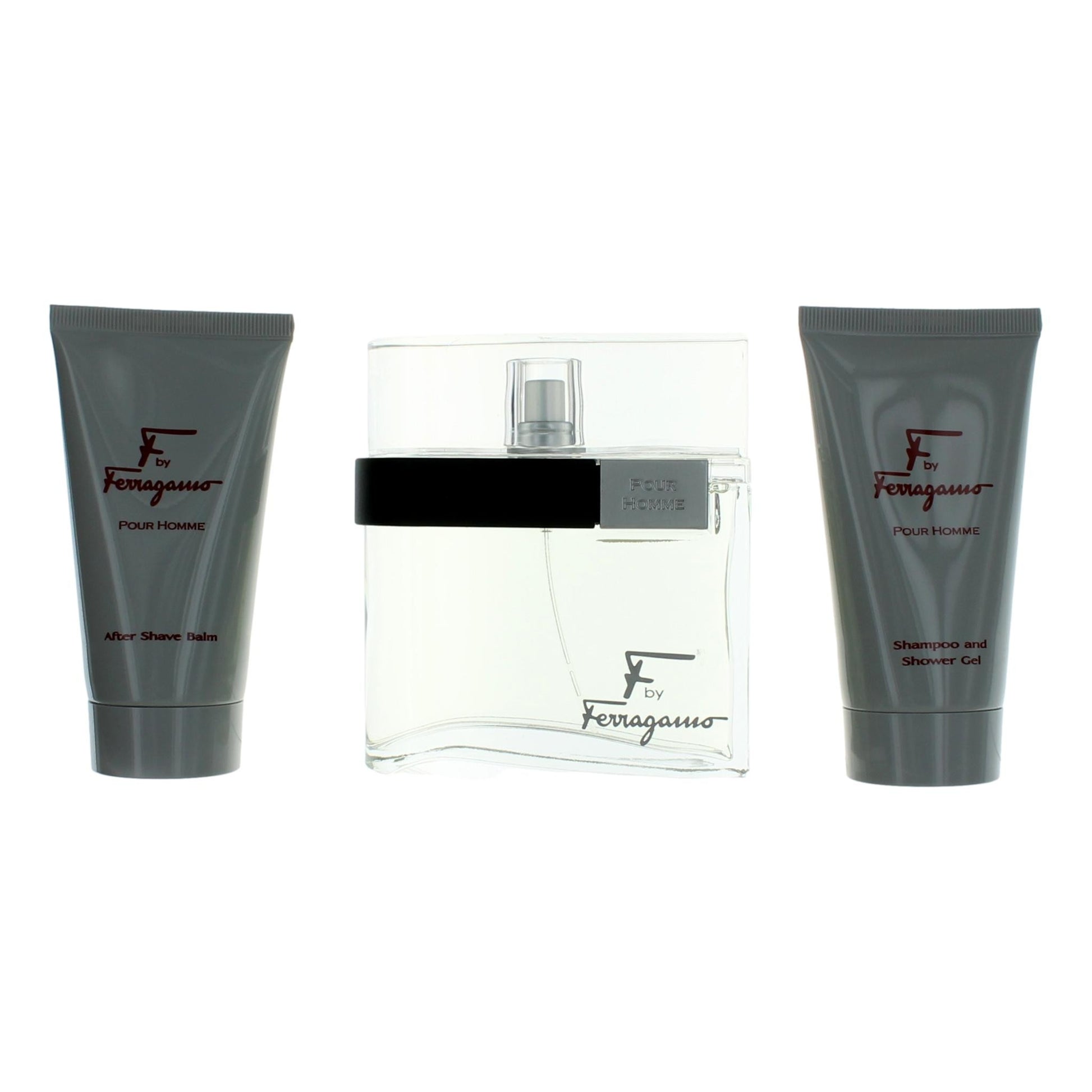 F by Salvatore Ferragamo, 3 Piece Gift Set for Men by Salvatore Ferragamo