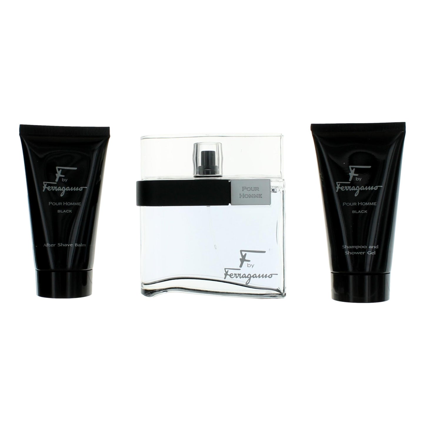 F Black by Salvatore Ferragamo, 3 Piece Gift Set for Men by Salvatore Ferragamo