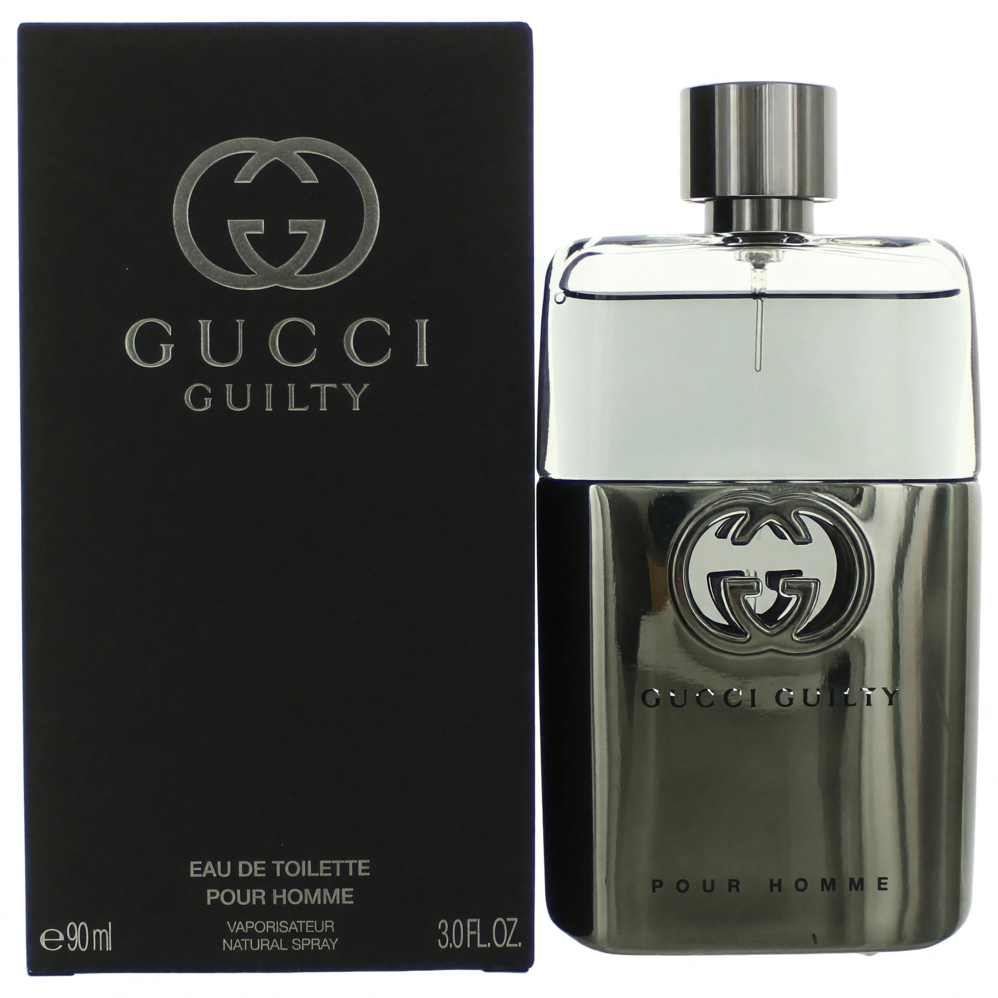 Gucci Guilty Pour Homme by Gucci, 3 oz EDT Spray for Men by Gucci