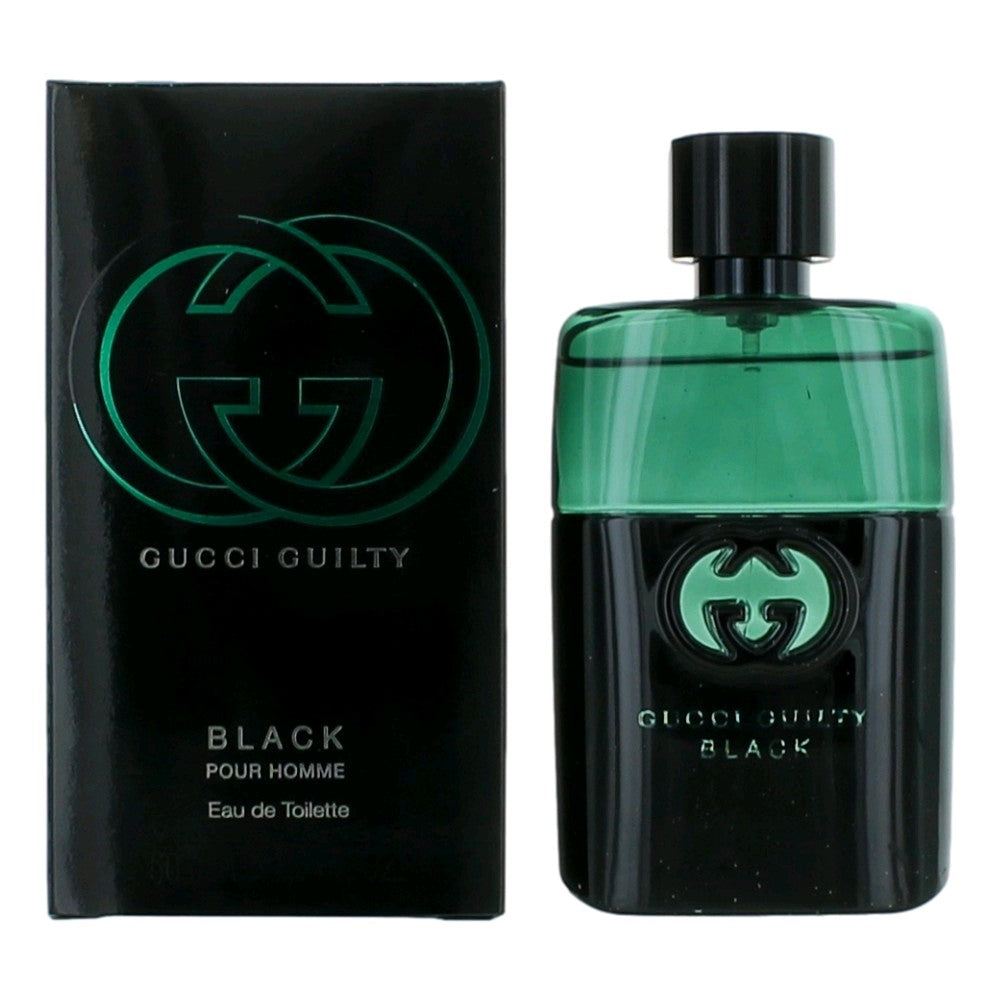 Gucci Guilty Black Pour Homme by Gucci, 1.6 oz EDT Spray for Men by Gucci