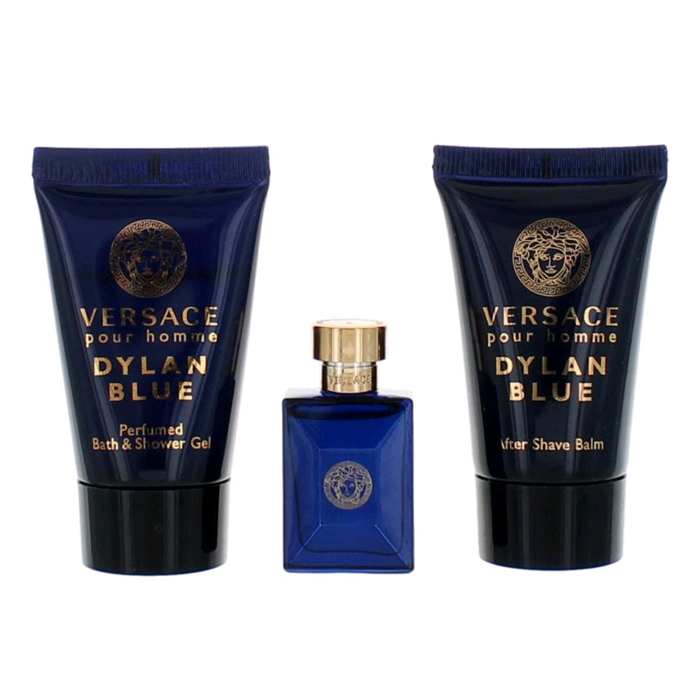 Versace Dylan Blue by Versace, 3 Piece Mini Gift Set for Men. by Versace