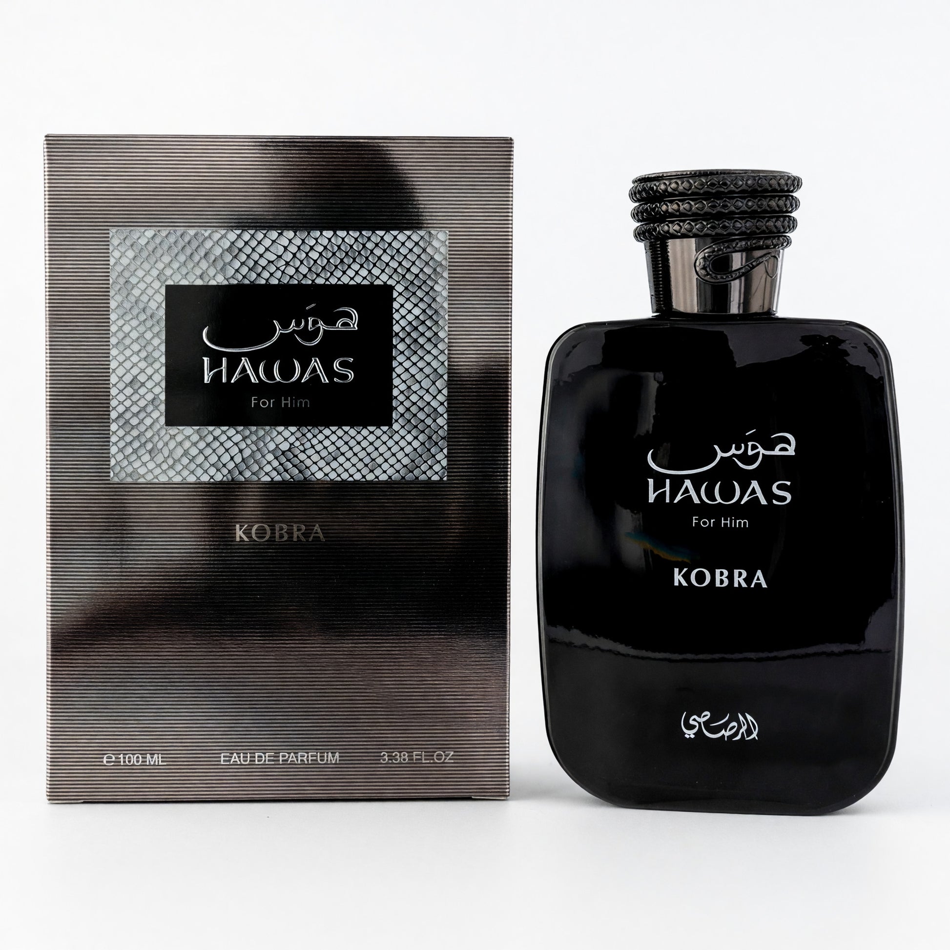 Hawas Kobra by Rasasi, 3.4 oz EDP Spray for Men by Rasasi