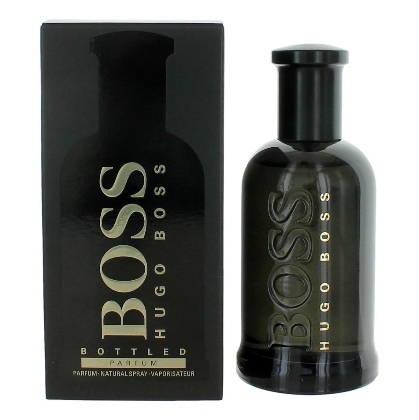 Boss Bottled by Hugo Boss, 3.3 oz Parfum Spray for Men by Hugo Boss