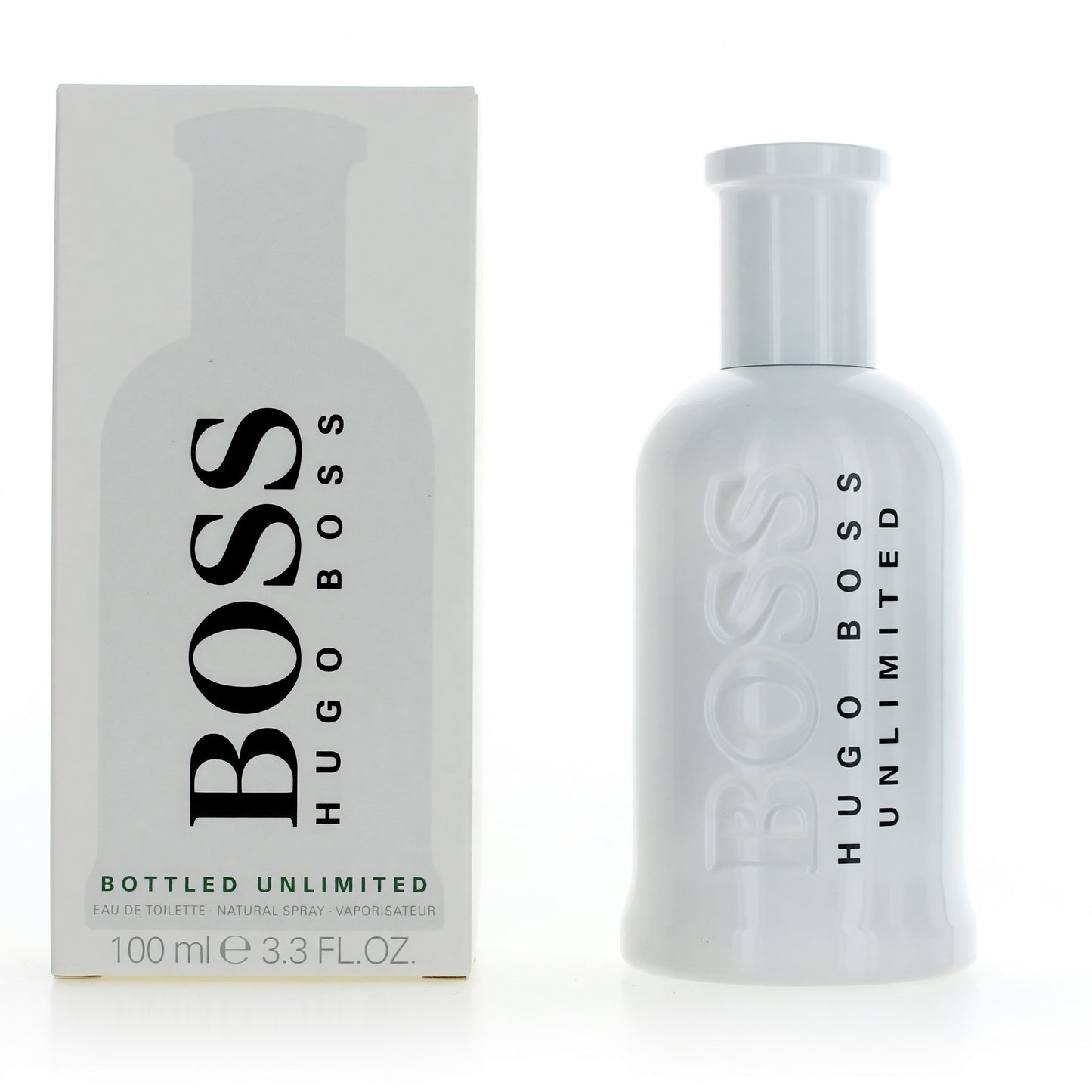 Boss Bottled Unlimited by Hugo Boss, 3.3 oz EDT Spray for Men by Hugo Boss
