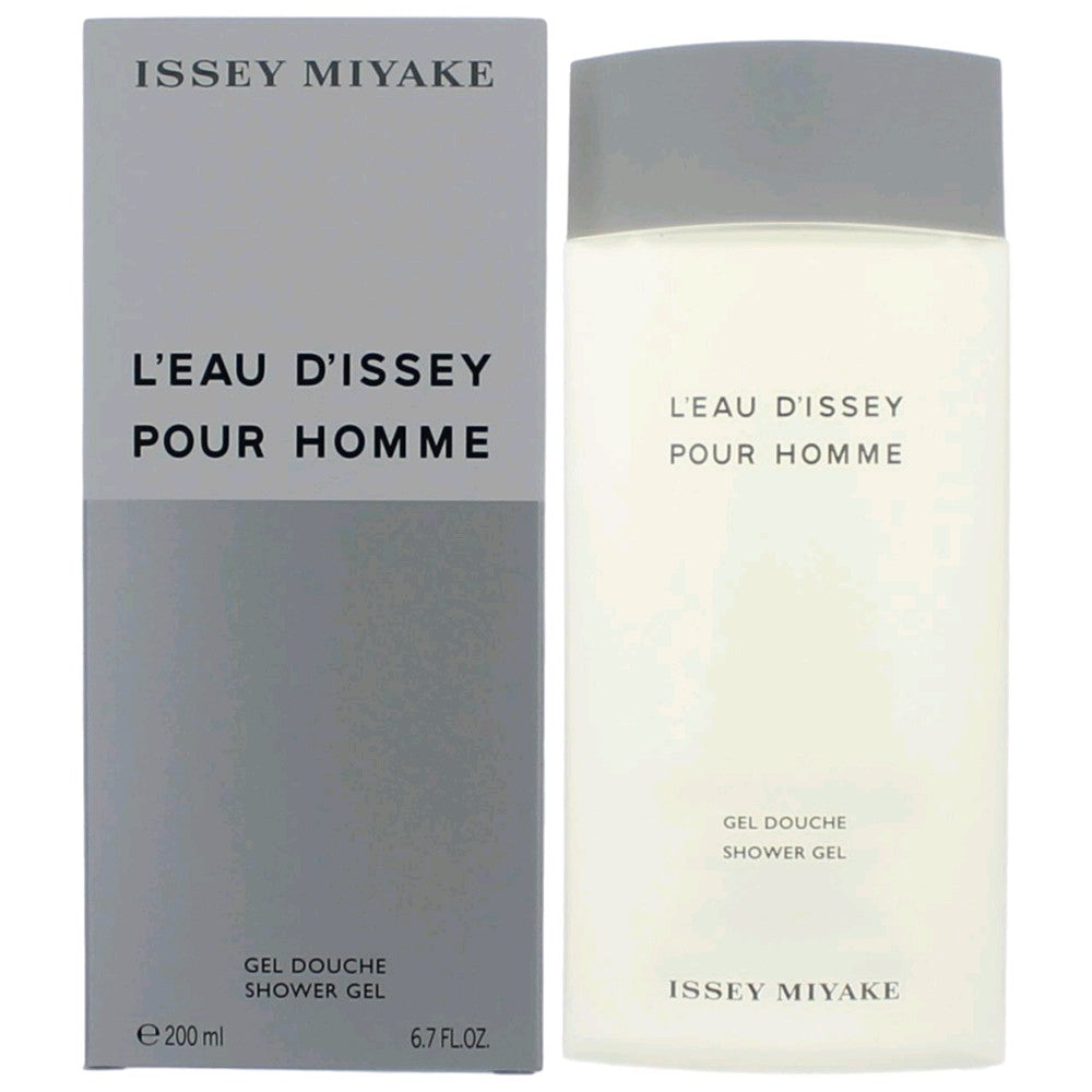 L'eau D'Issey Pour Homme by Issey Miyake, 6.7 oz Shower Gel for Men by Issey Miyake