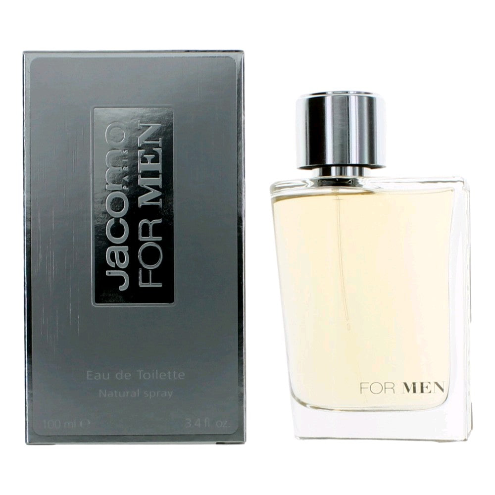 Jacomo For Men by Jacomo, 3.4 oz EDT Spray for Men by Jacomo