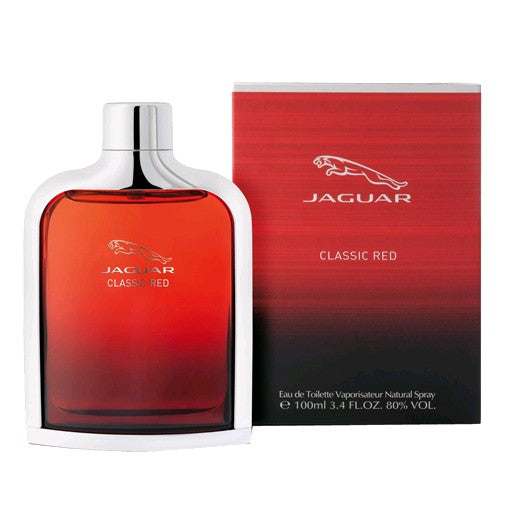 Jaguar Classic Red by Jaguar, 3.4 oz EDT Spray for Men by Jaguar